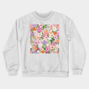 Pastel Flowers Crewneck Sweatshirt